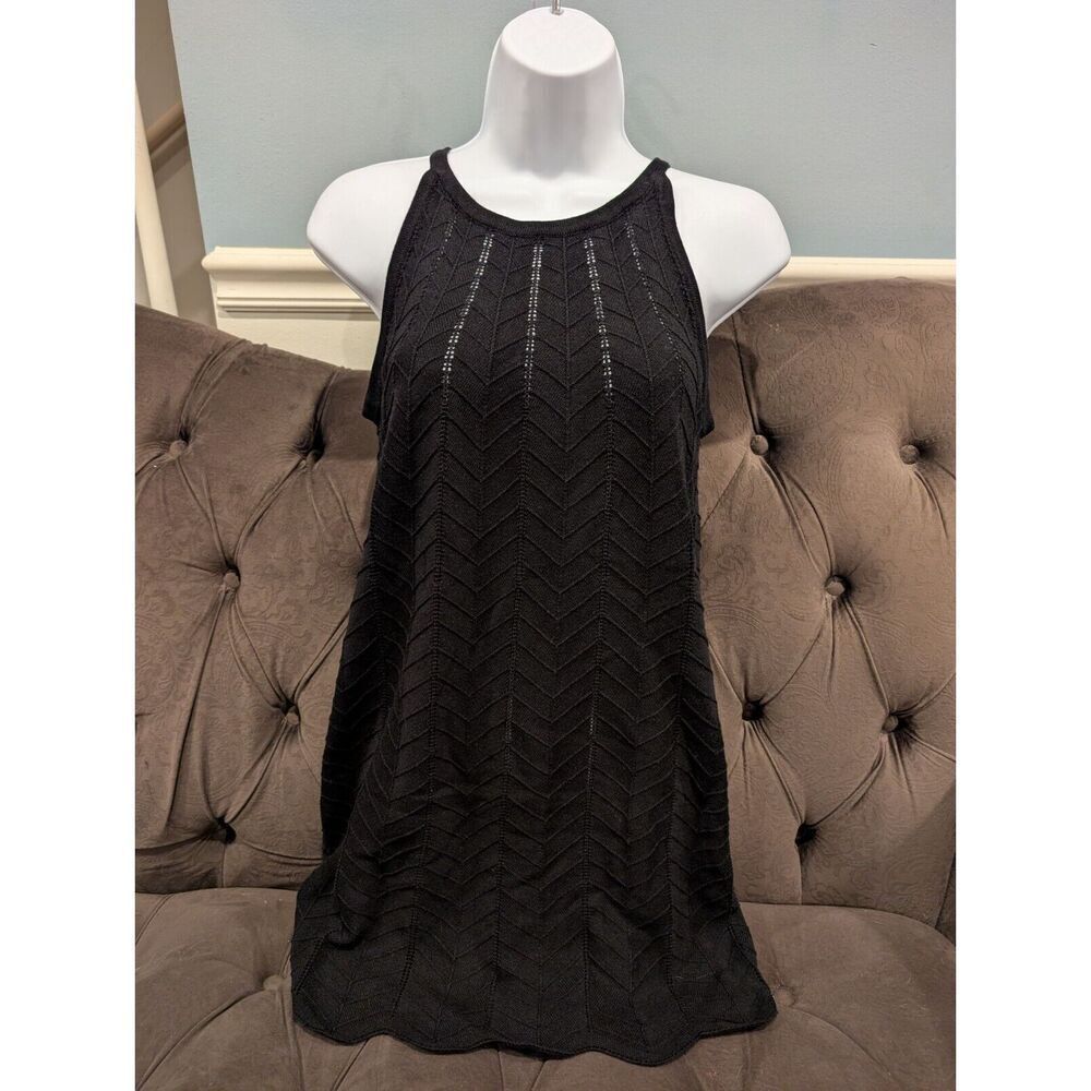 JOIE Crochet Dress Short Chevron Scalloped Bottom Size S BNWT